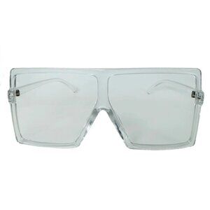 6072 | Clear Square Unisex Sunglasses